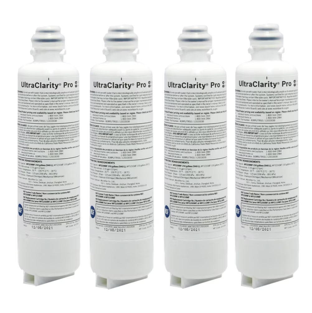 4 Pcs Refrigerator Water Filter J740640