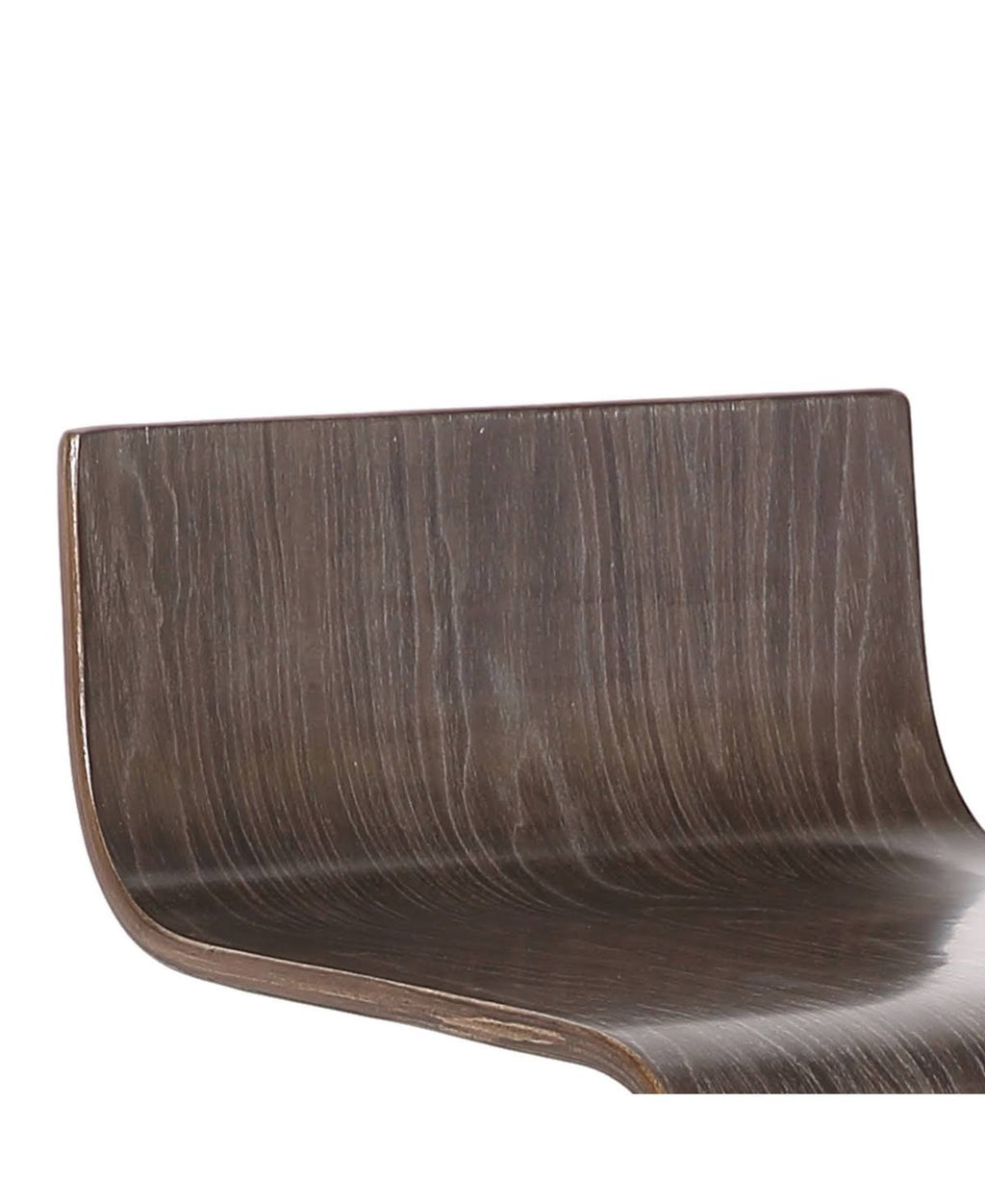 Weathered Oak Adjustable Swivel Bar Stool in Brown O96405