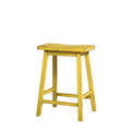 Antique Yellow Counter Stool K50160
