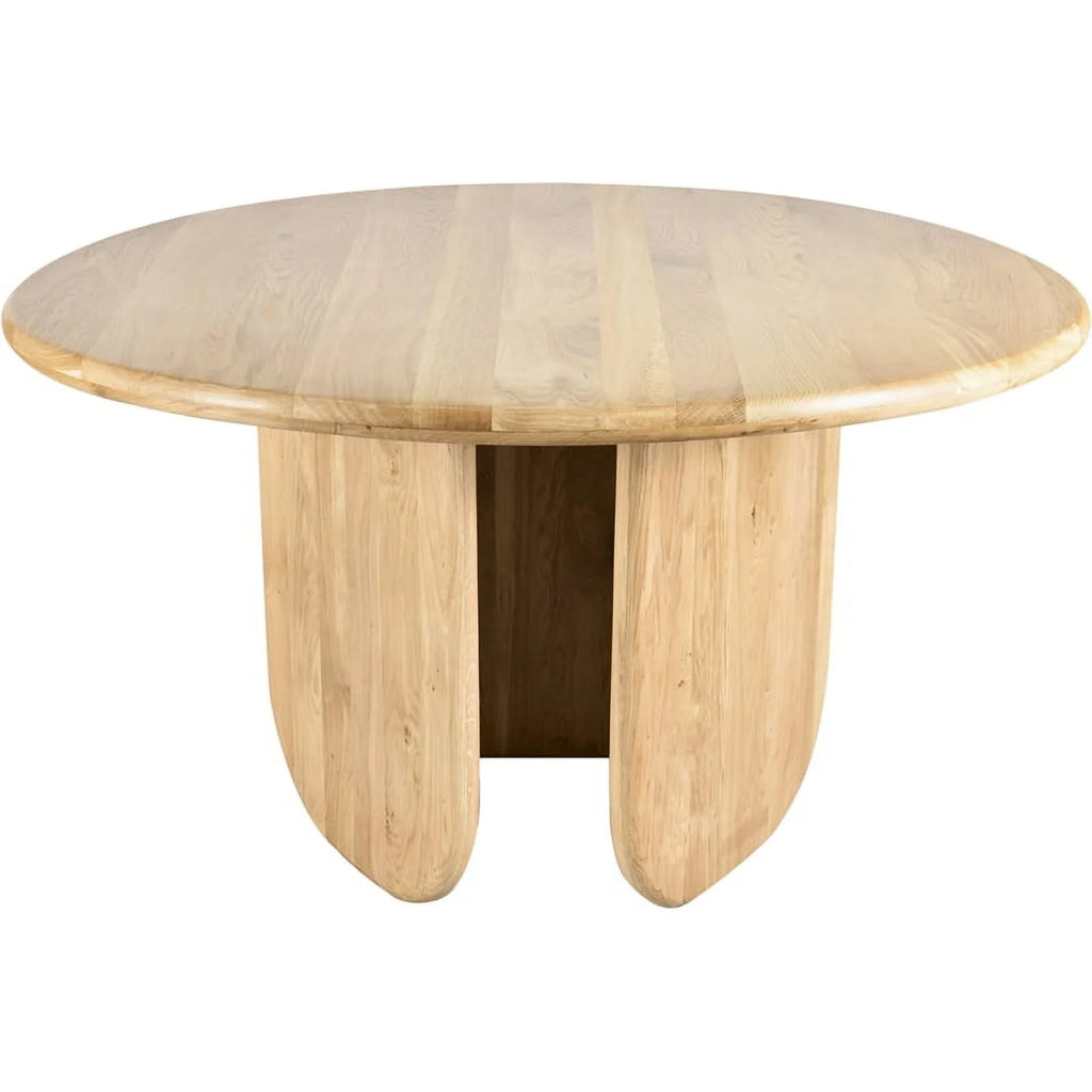 Mid-Century Wood Dining Table in White Oak/Natural Oak R343