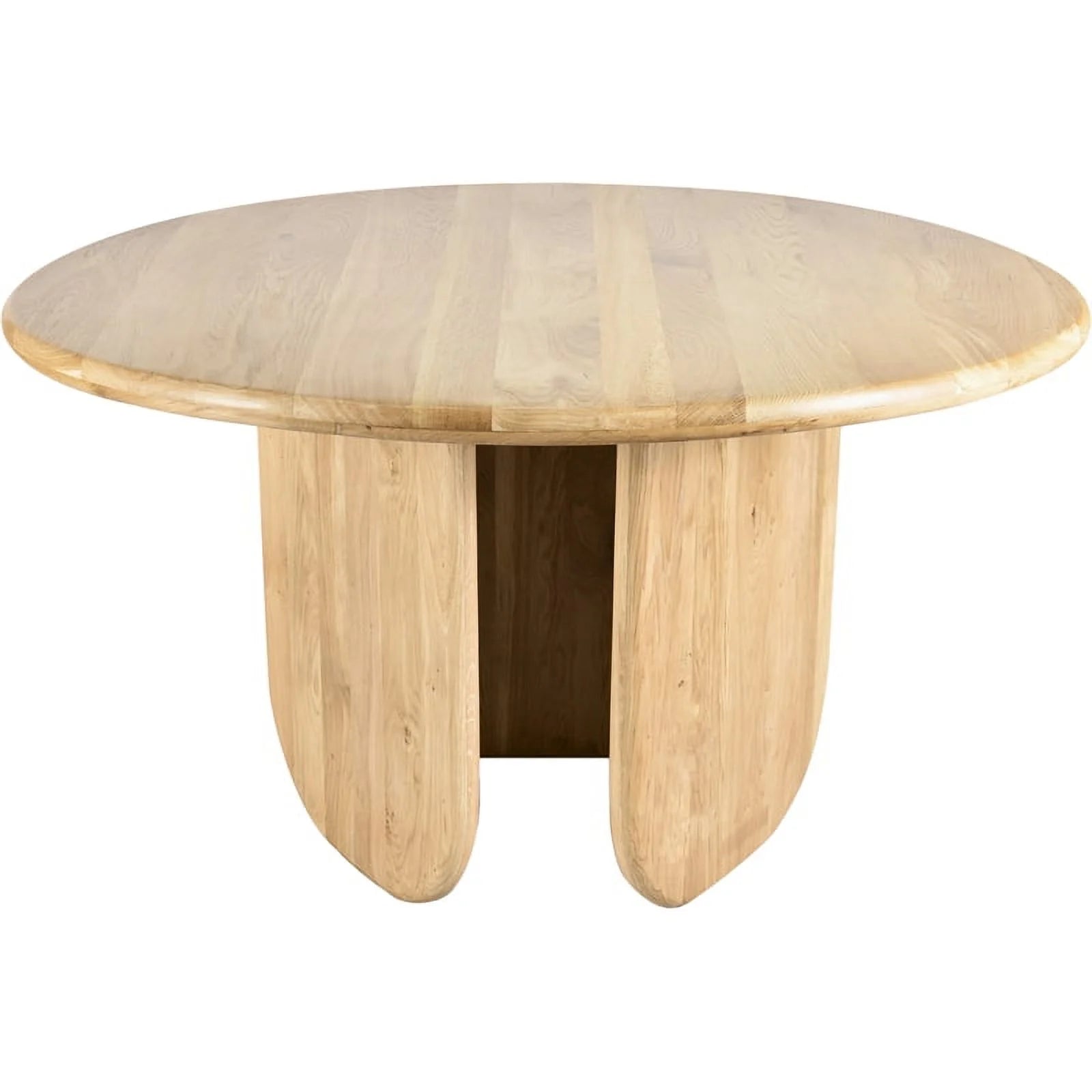 Mid-Century Wood Dining Table in White Oak/Natural Oak R343