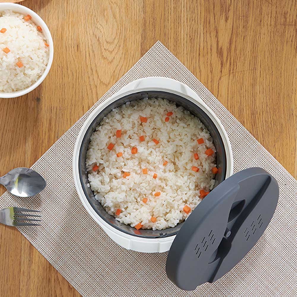 2L Microwave Rice Cooker with Strainer Lid and Rice Spoon V8886
