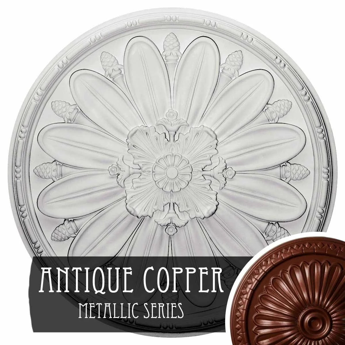 29 7/8x22OD x 1 3/8x22P Ceiling Medallion U2267