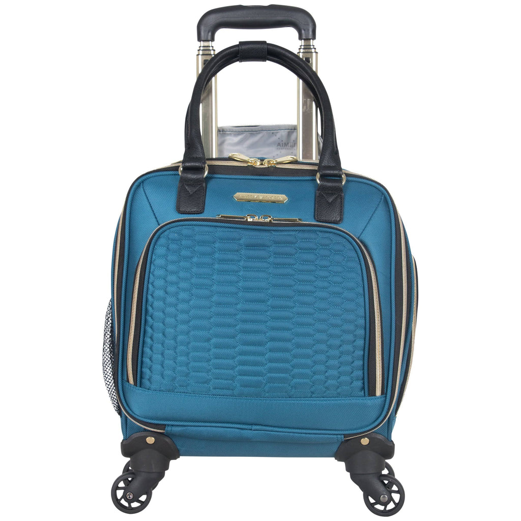 Teal 4-Wheel Underseat Carry-On V5513