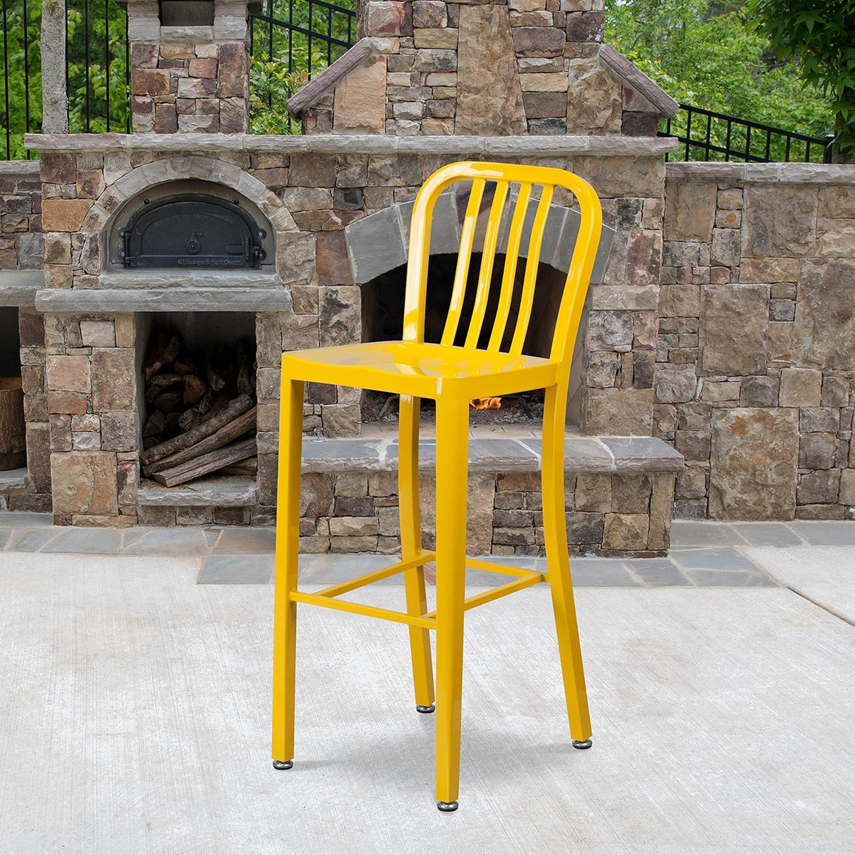 Yellow Metal Barstool P219