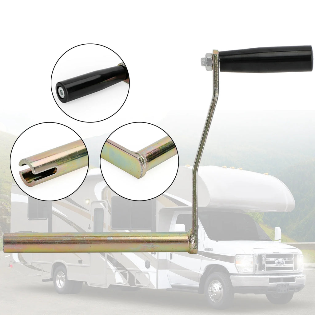 Round Mouth Crank Handle for Pop-up Campers L20816