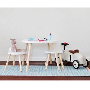 Table and Chair Set White F873083
