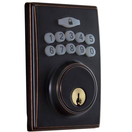 Electronic Keypad Deadbolt Satin Nickel K210973