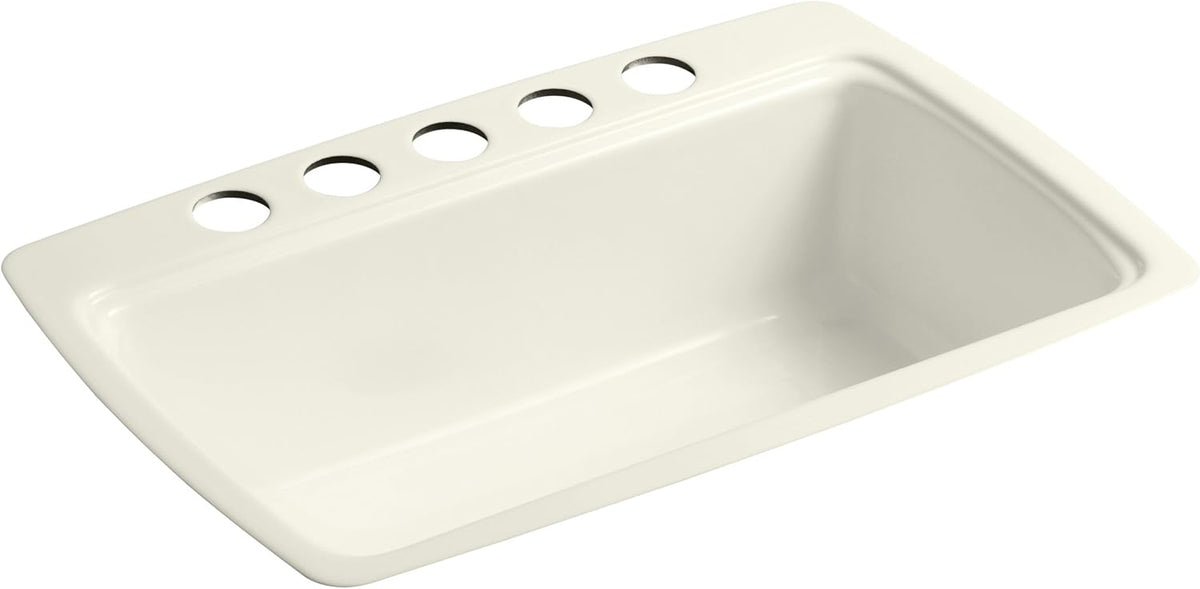 White Undercounter Kitchen Sink N705