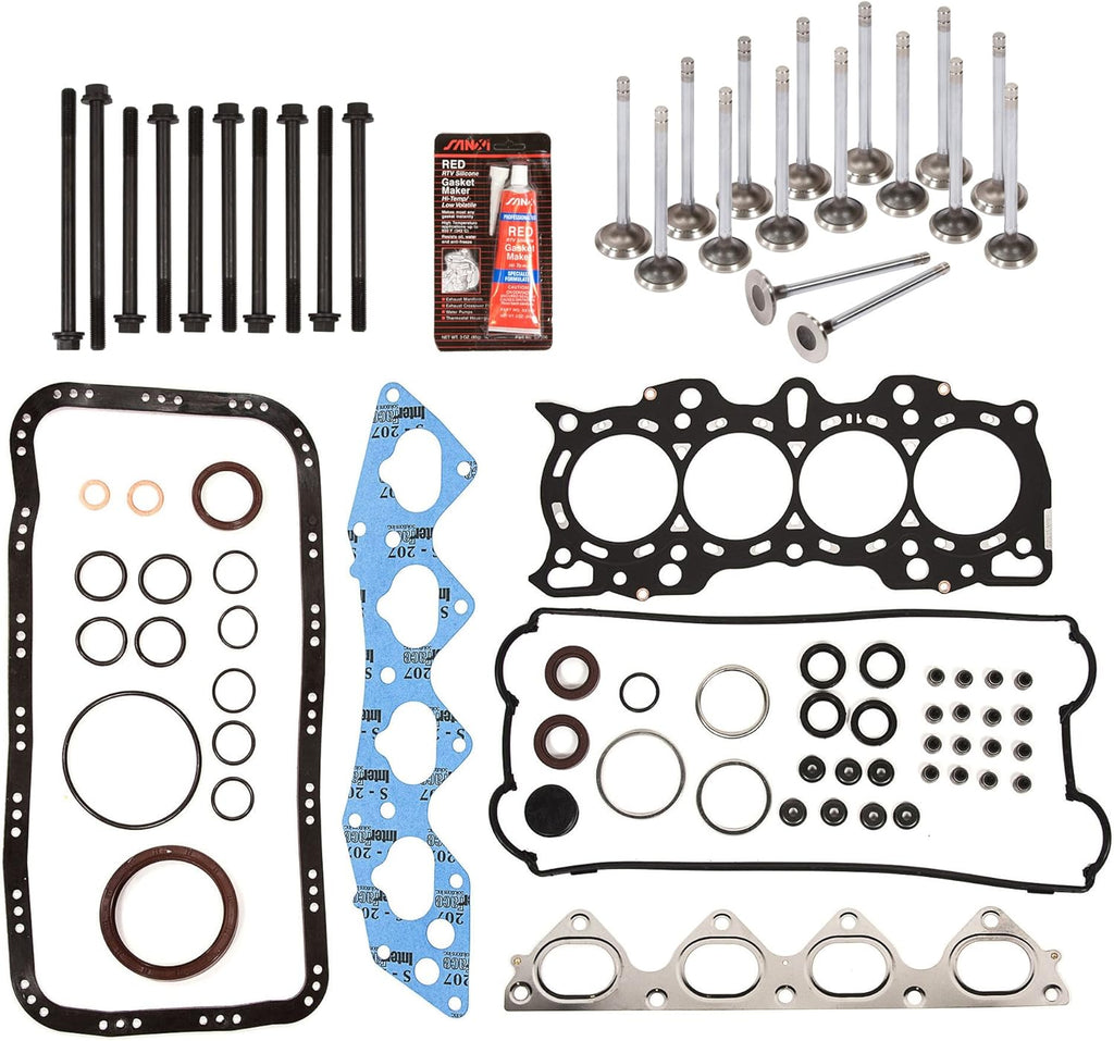 Full Gasket Set Head Bolts Intake Exhaust Valves G32735
