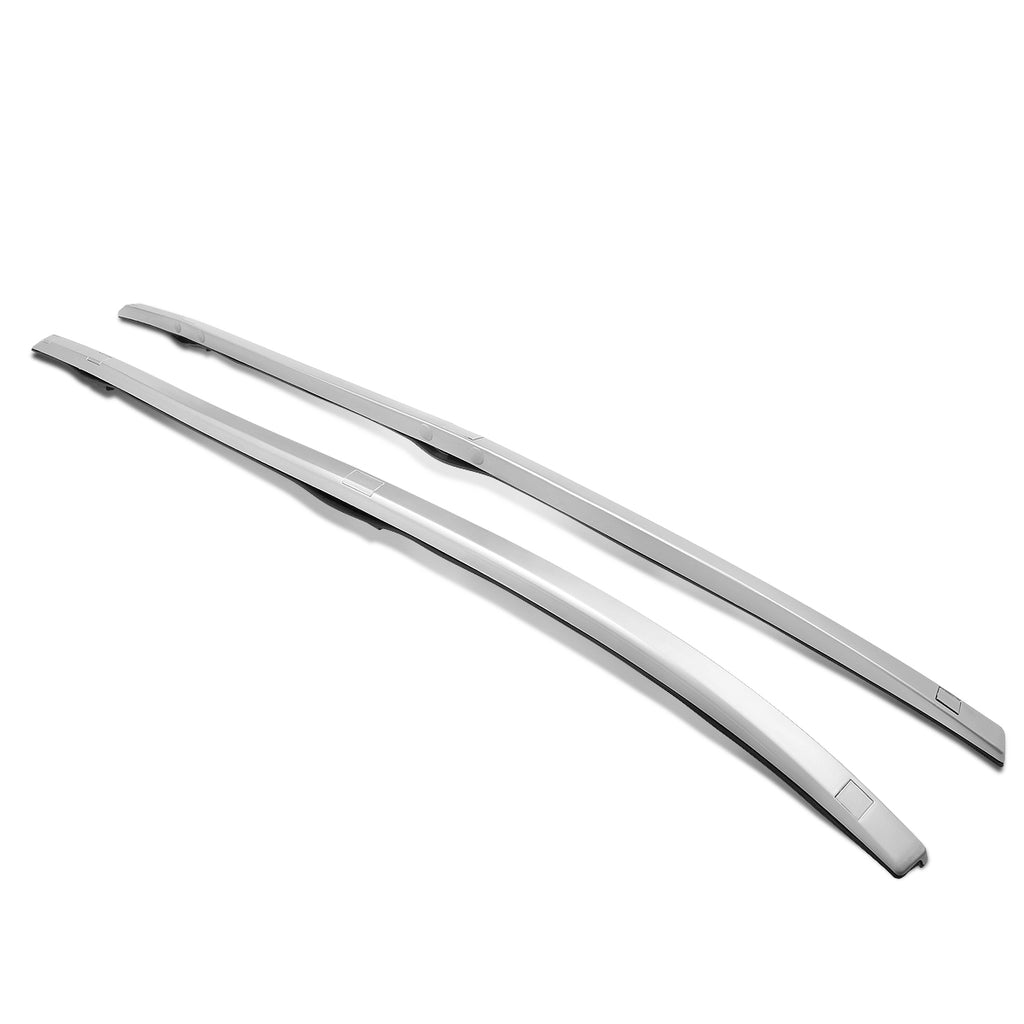 Silver ABS Factory Style Bolt-On Roof Top Rail Side Rack K3865