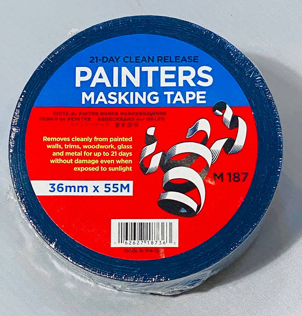 Blue Painters Masking Tape 36mm x 55m 24 Rolls L322733