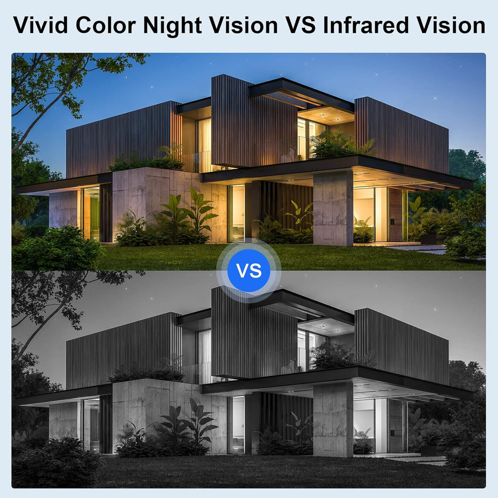 4MP Wireless Battery Powered Security Camera with Color Night Vision N93064