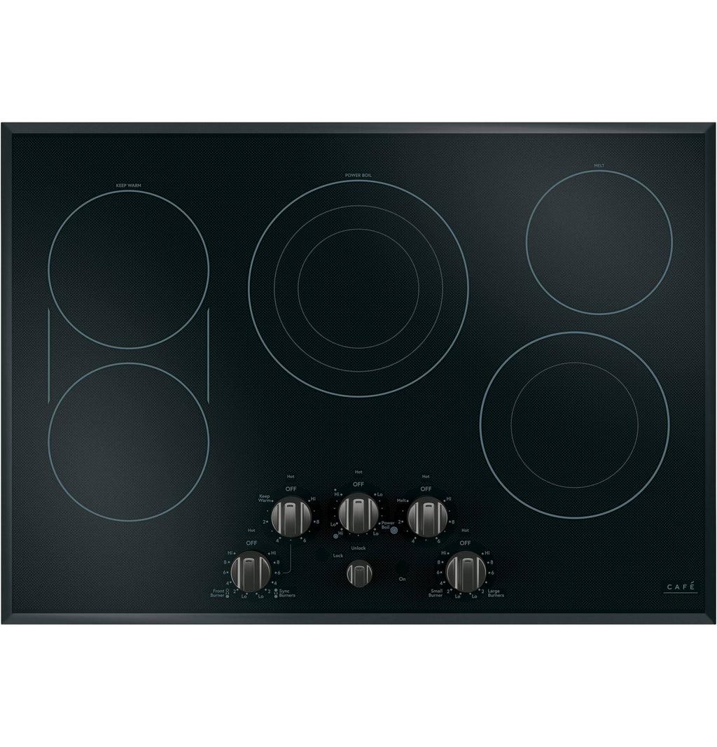 Brushed Black Electric Cooktop Knobs A836