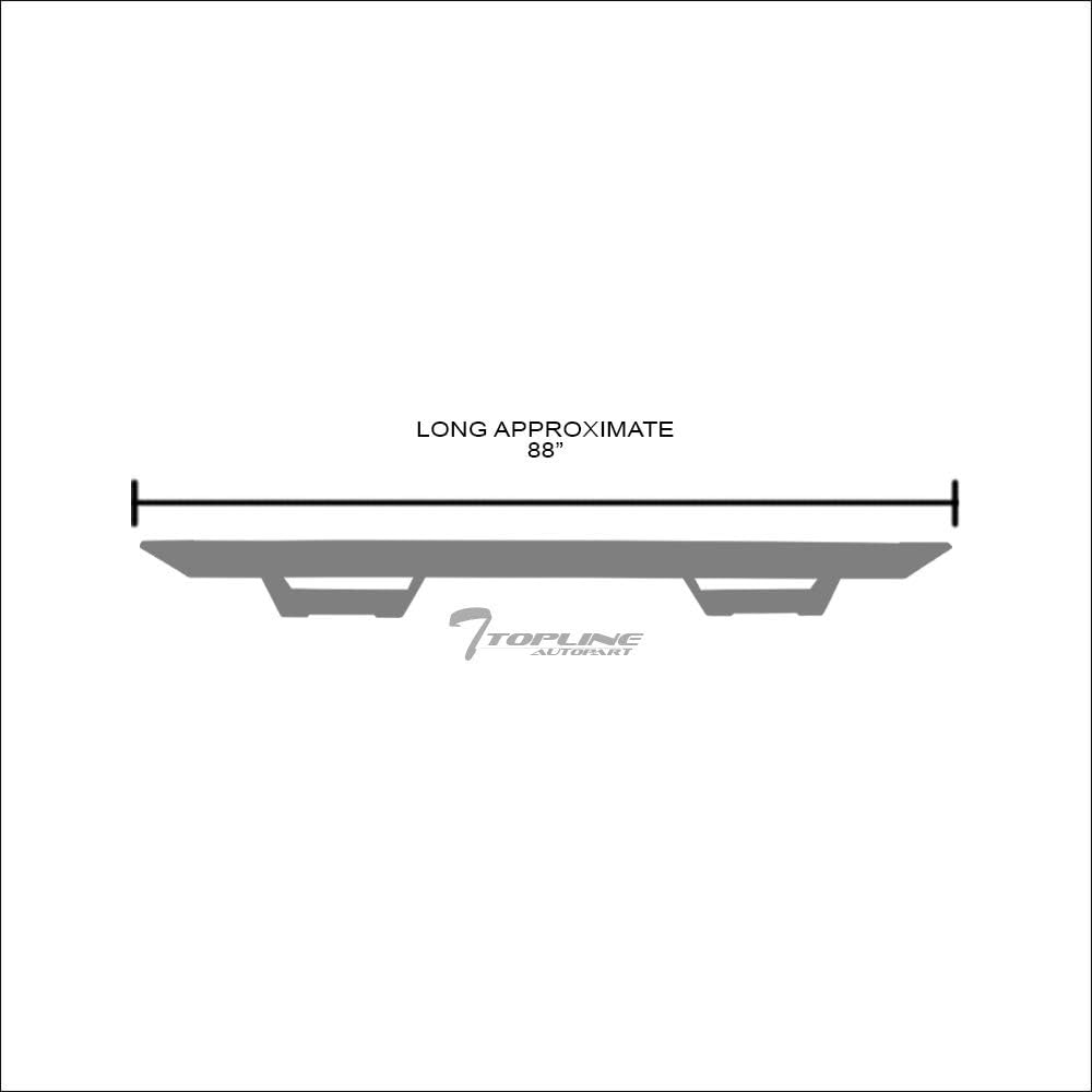 Matte Black Steel Modular Drop Step Side Nerf Bars F248