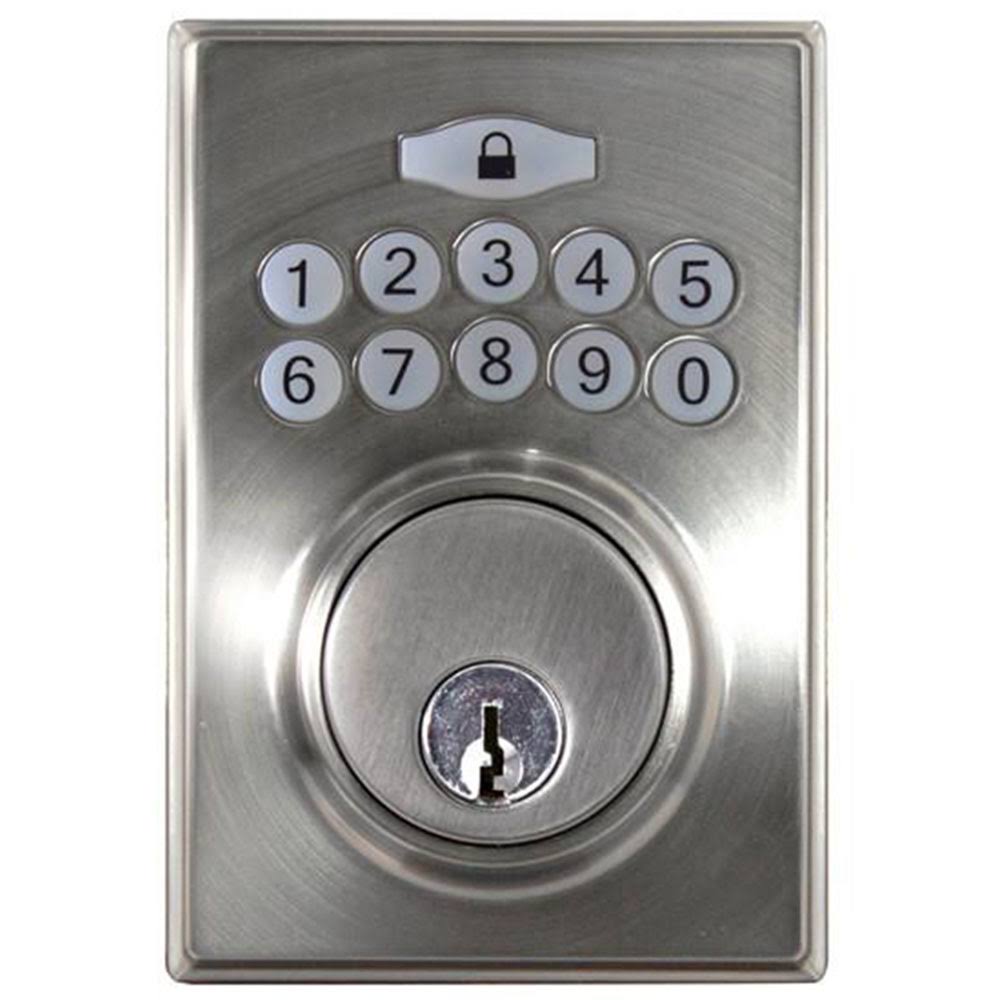 Electronic Keypad Deadbolt Satin Nickel K210973
