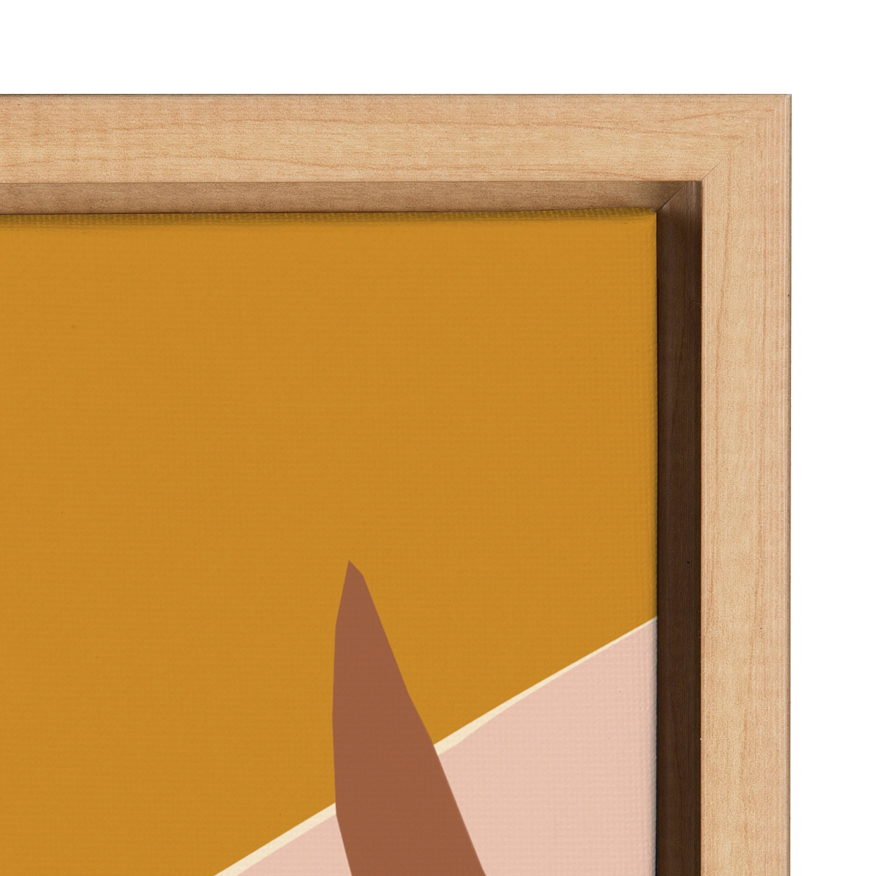Natural Framed Canvas 18x24 H974