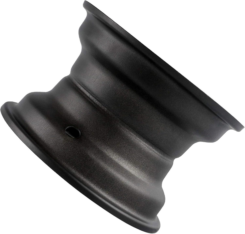 6 inch Wheel Rim 3 Holes ATV Go Kart Mini Bike Lawn Tire 145/70-6 Black Pack of 2 W9979