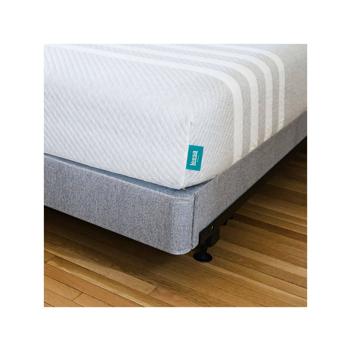 Gray California King Size Bed Mattress Foundation T530