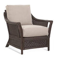 32x22 Wide Armchair Blue Gray Beige Stripe Z490888