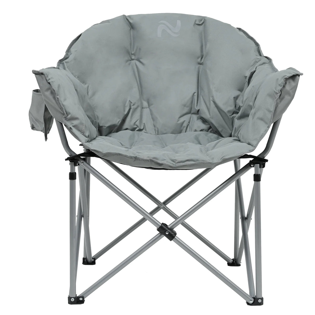 Oversized Folding Camping Chair with Cup Holder & Carry Bag W4640