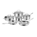 10-Piece Stainless Steel Cookware Set D254