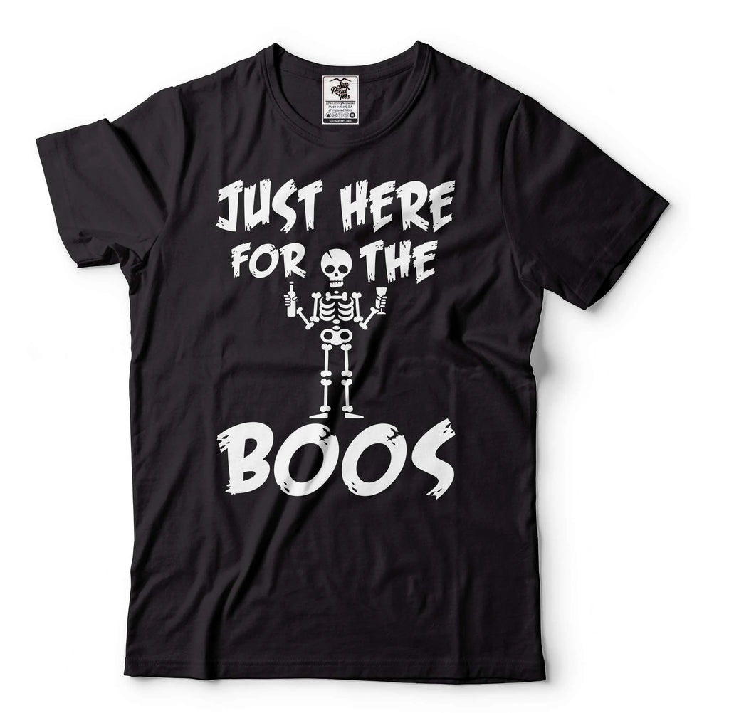 Grey Funny Halloween Skeleton Shirt B52125