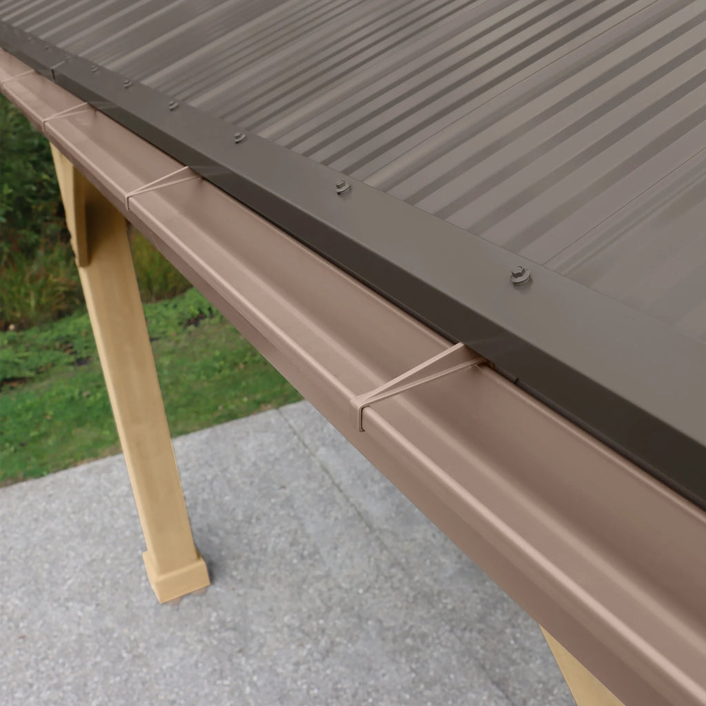 Beige Rain Gutter Kit for 10' x 12' Meridian Gazebo G670501