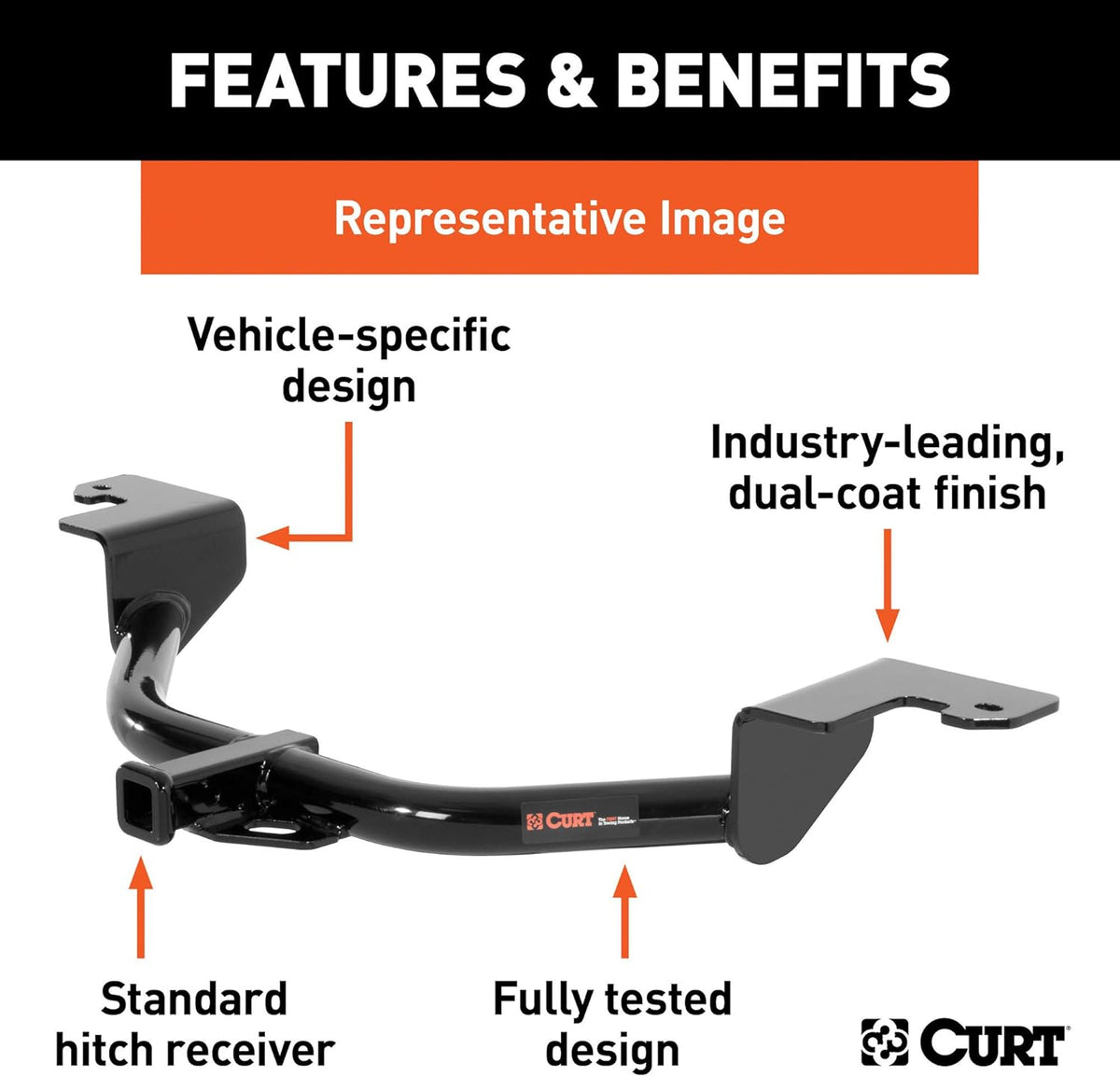 Class 1 Trailer Hitch with 1-1/4-Inch Receiver E3370