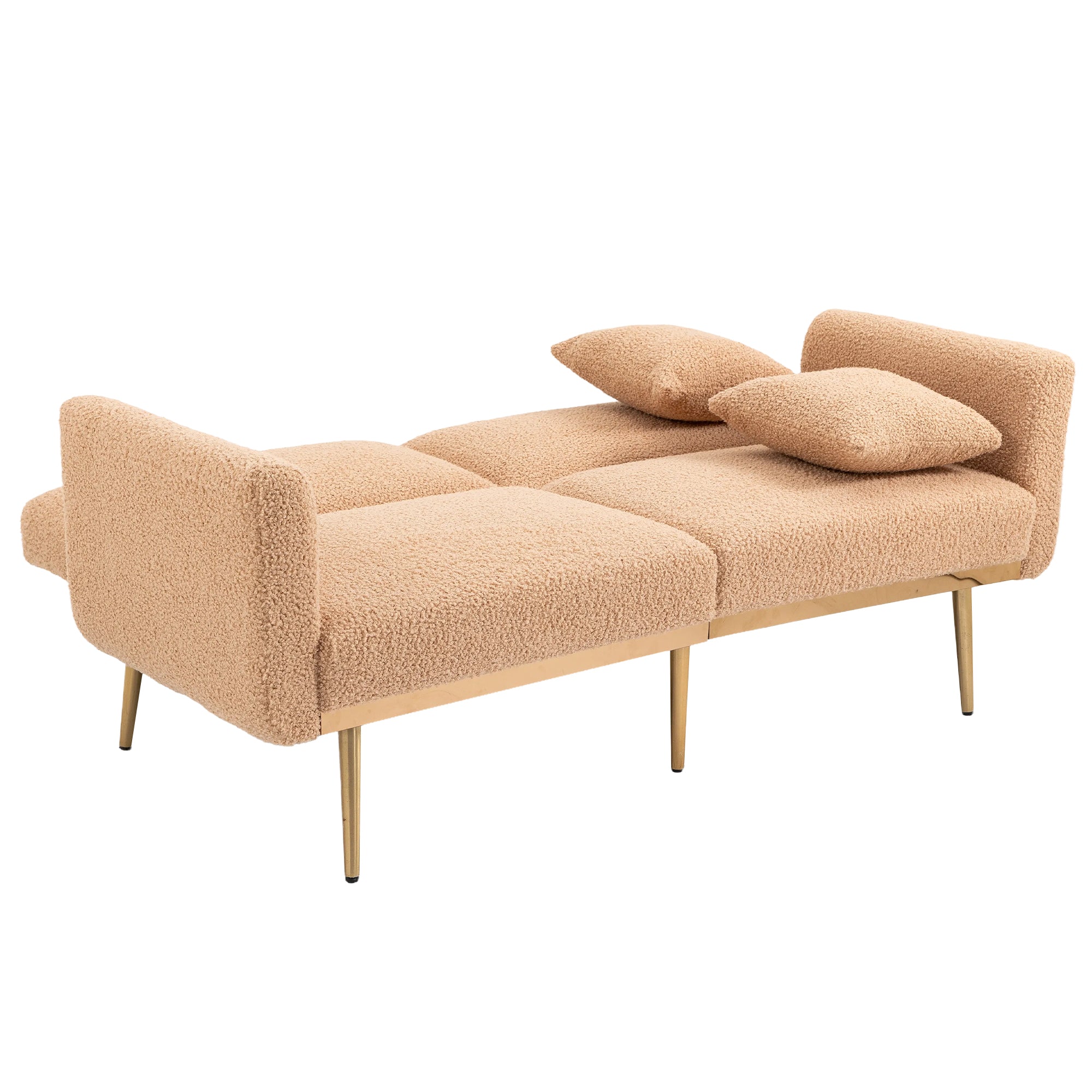 Velvet Sofa with Metal Feet O23114