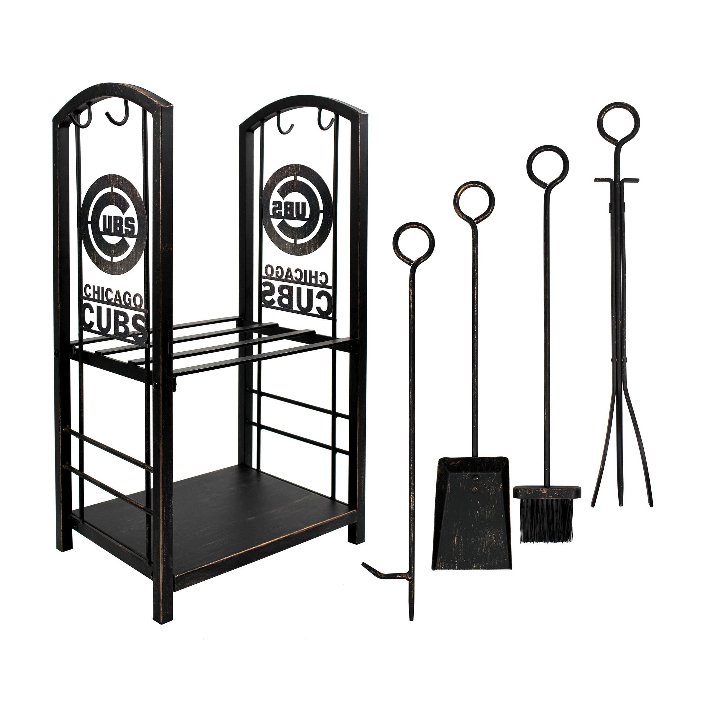 Fireplace Wood Holder & Tool Set E691789