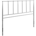 Queen Metal Stainless Steel Headboard in Grey P534301