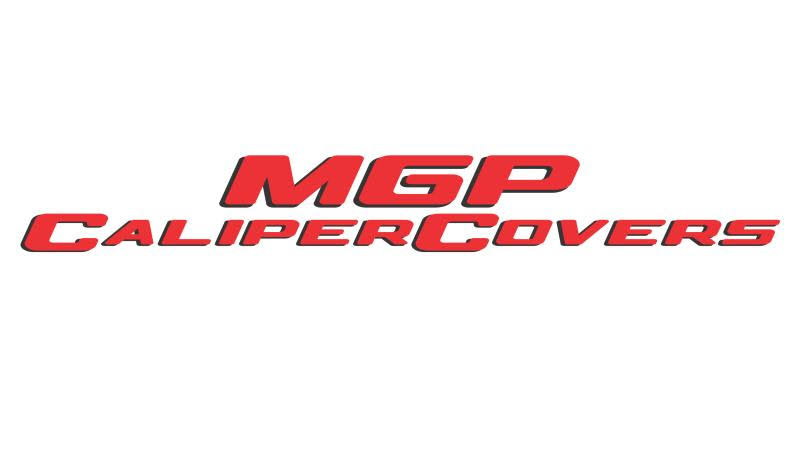 4 Caliper Covers Red Finish Silver D466
