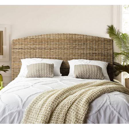 Gray Rattan King Headboard H503259