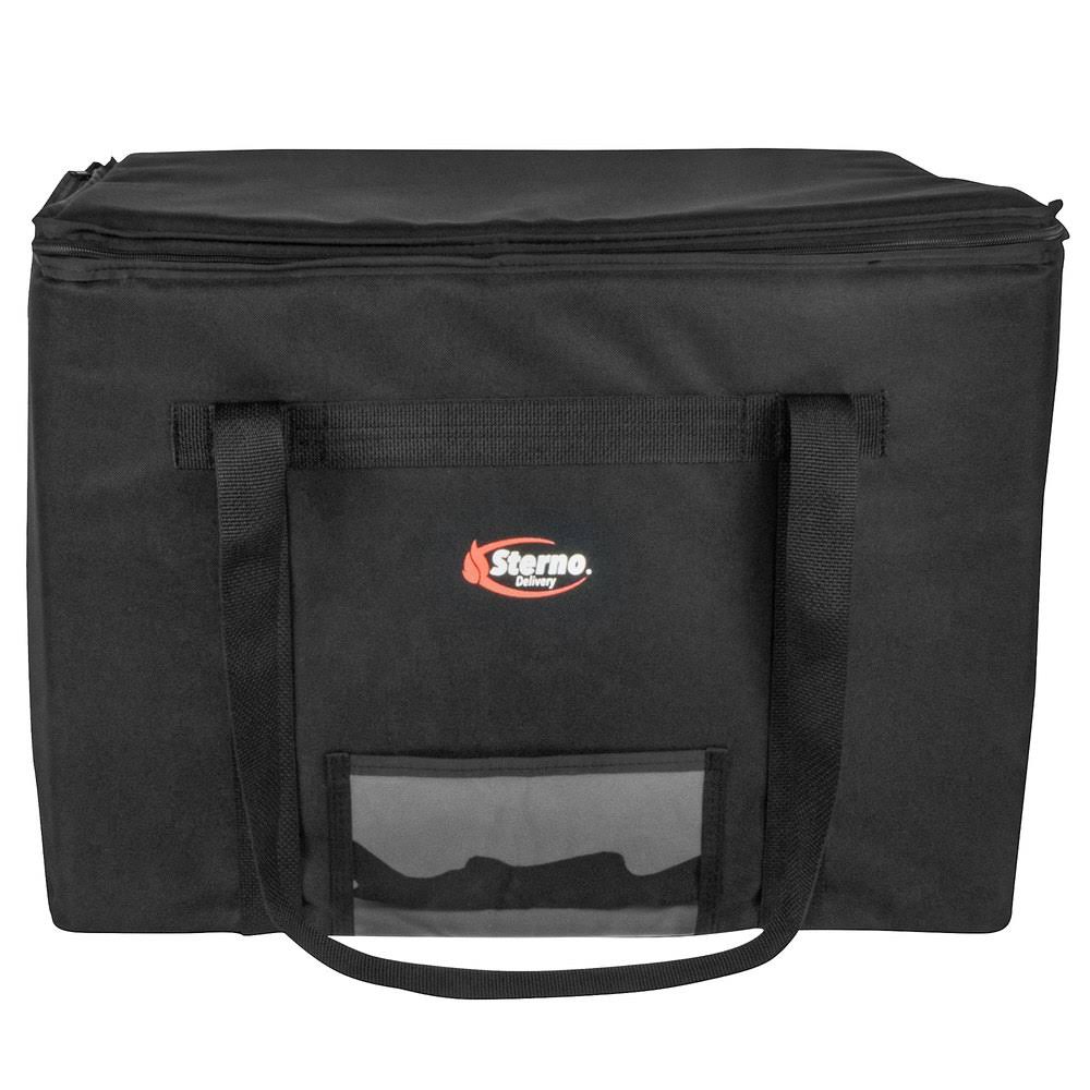 Black Extra-Large Insulated Food Carrier C949