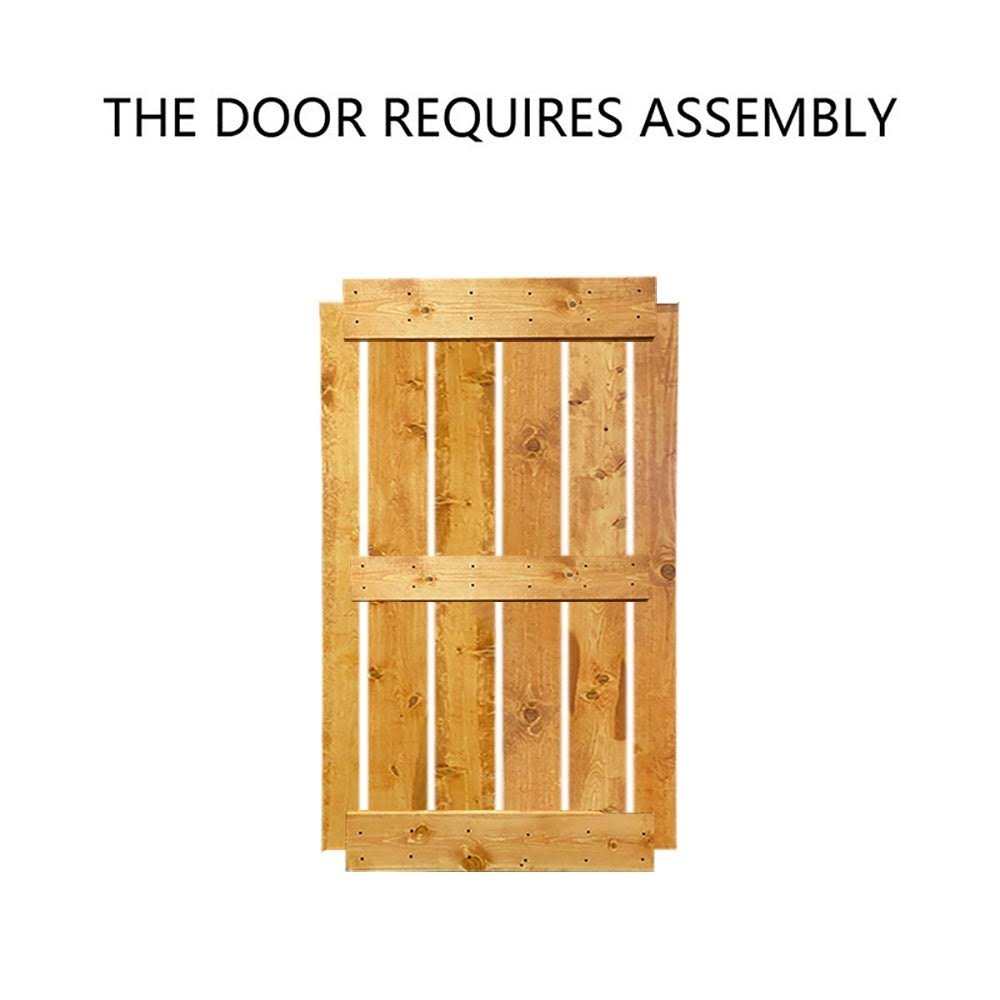 Sage Green Double Barn Door with Hardware Kit V8560