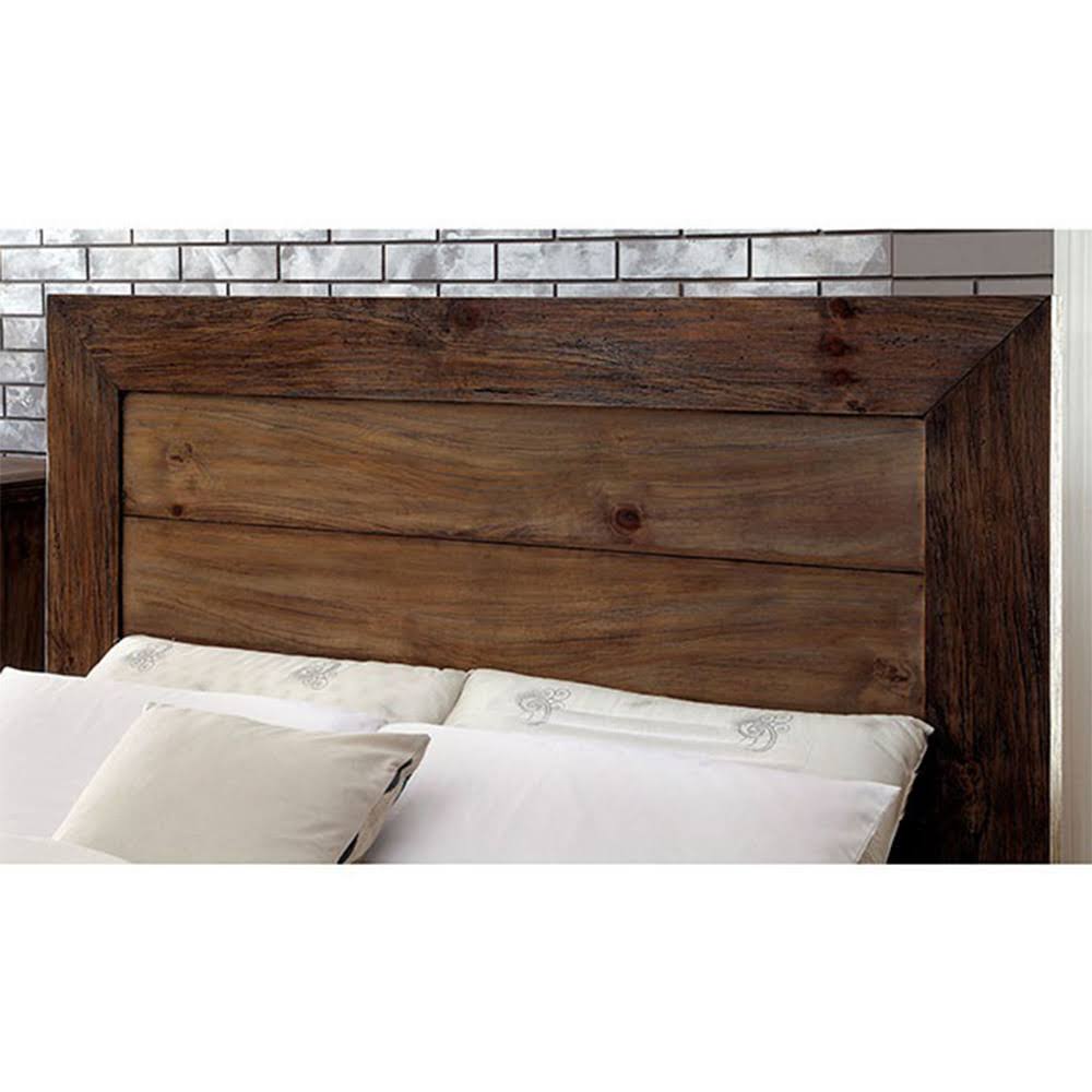 Rustic Natural King Panel Bed L69841