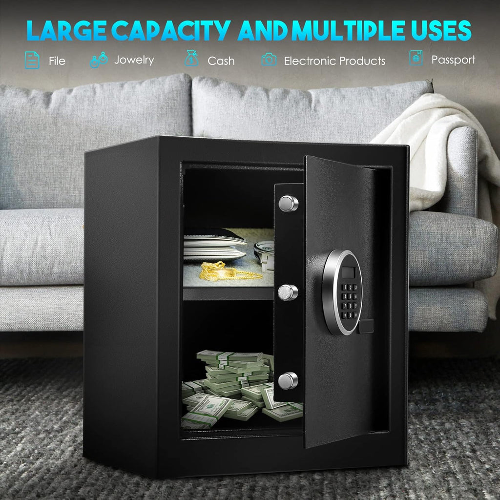 1.72 Cub Fireproof Waterproof Combination Lock Safe Box with Keypad V308