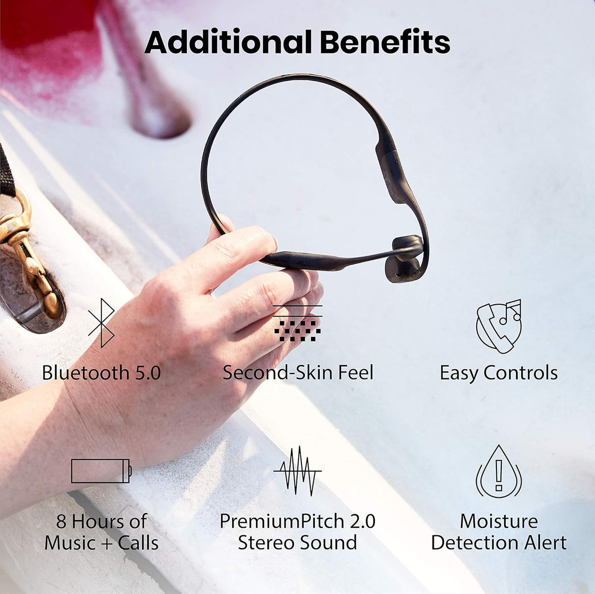 Bone Conduction Wireless Bluetooth Headphones I187388