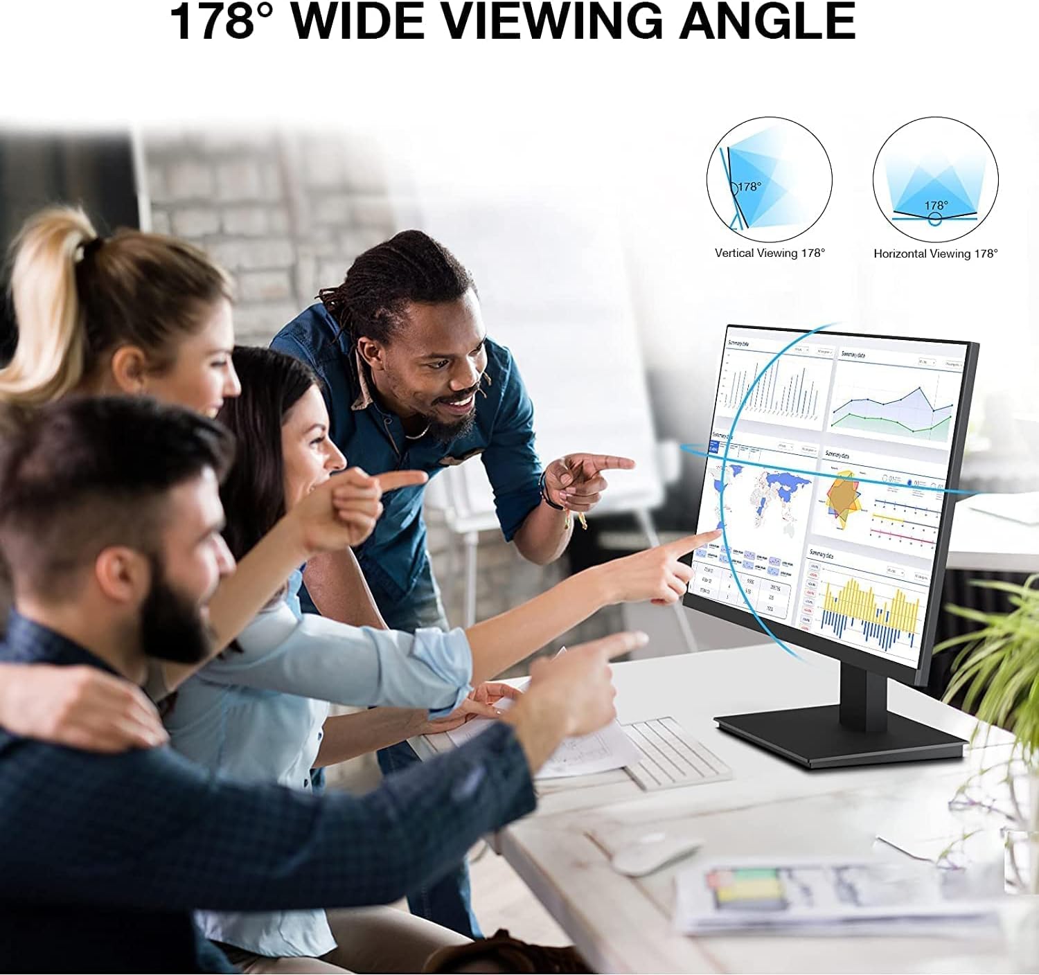 22 inch FHD 1080P 75hz VA LED Monitor O8150