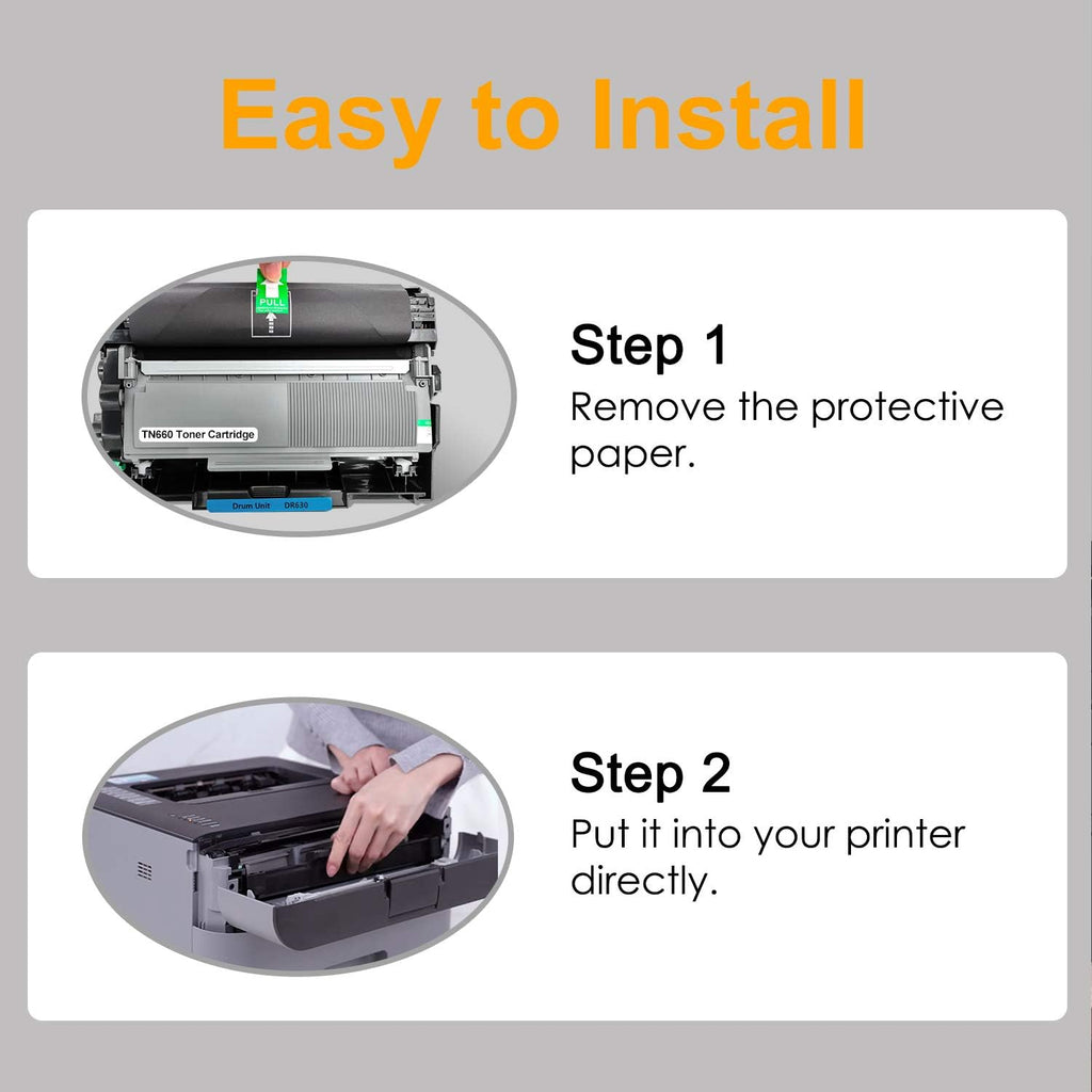 Compatible Drum Unit and Toner Cartridge Combo Pack of 2 V136885