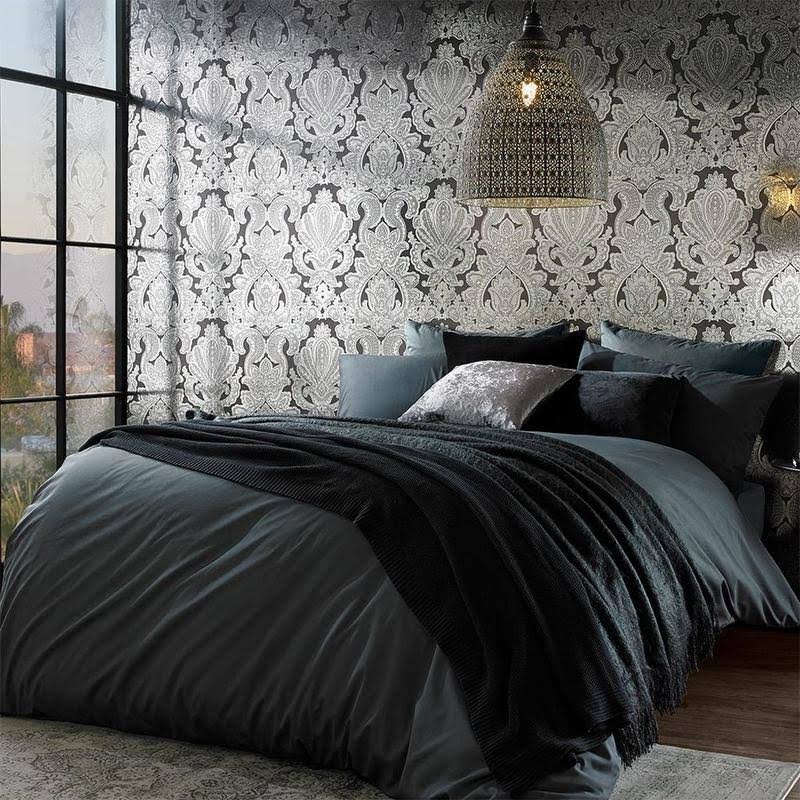 Souk Damask Sky Wallpaper R627