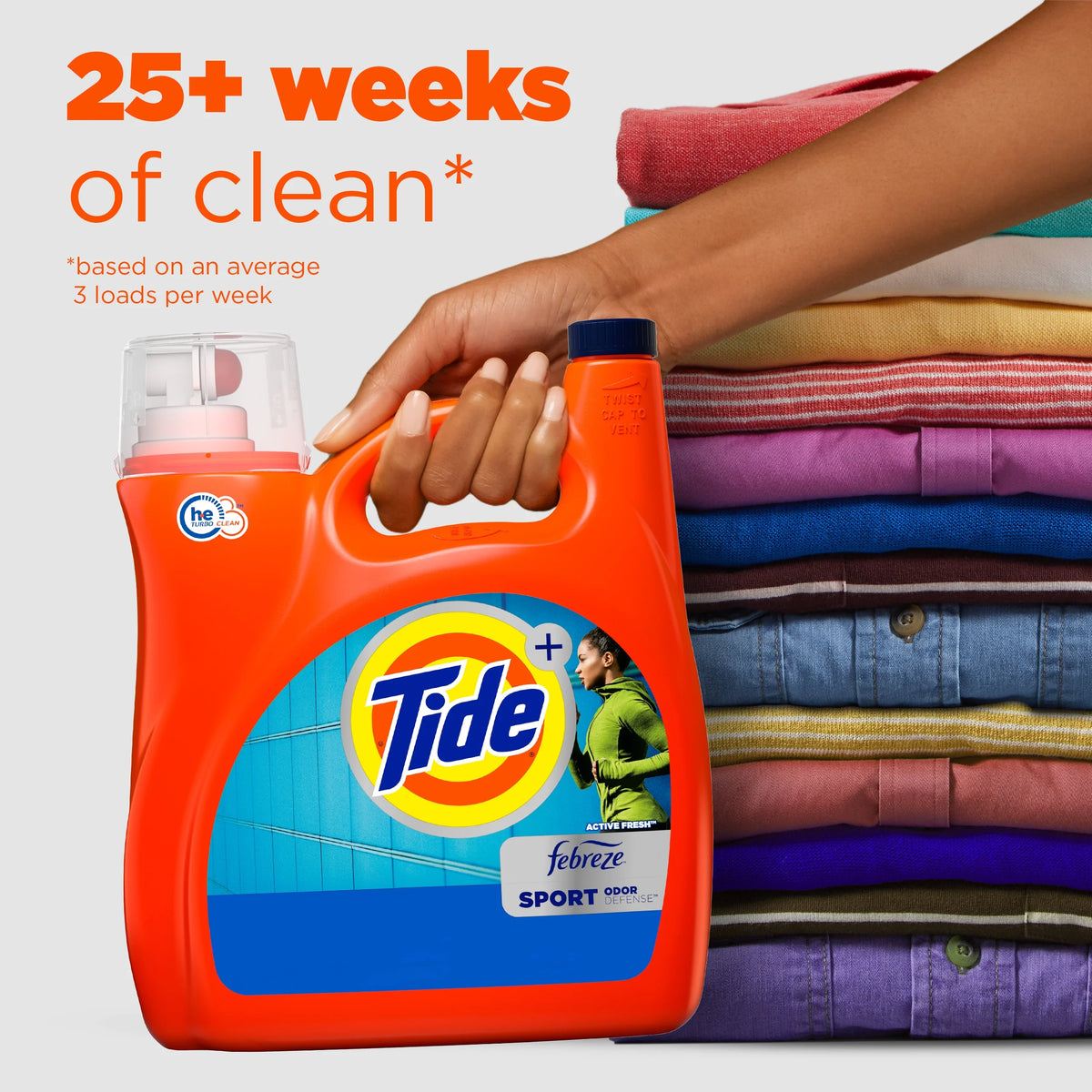 Tide Liquid Laundry Detergent, 154 fl oz, 100 Loads P7317
