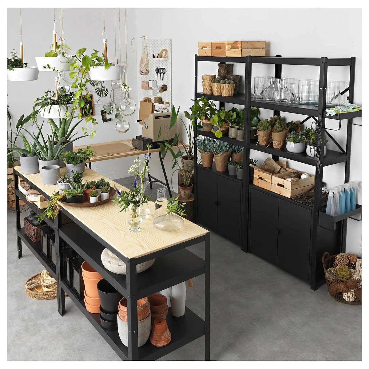 Black/Pine Plywood Work Bench L490714