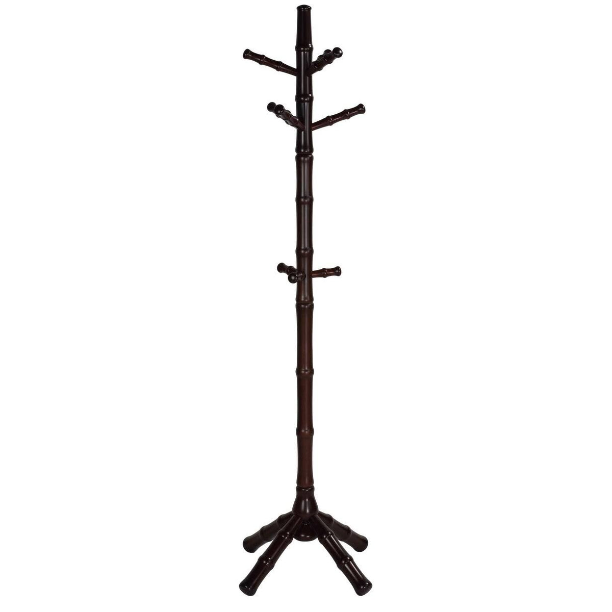 Mahogany Brown Coat Rack A113095