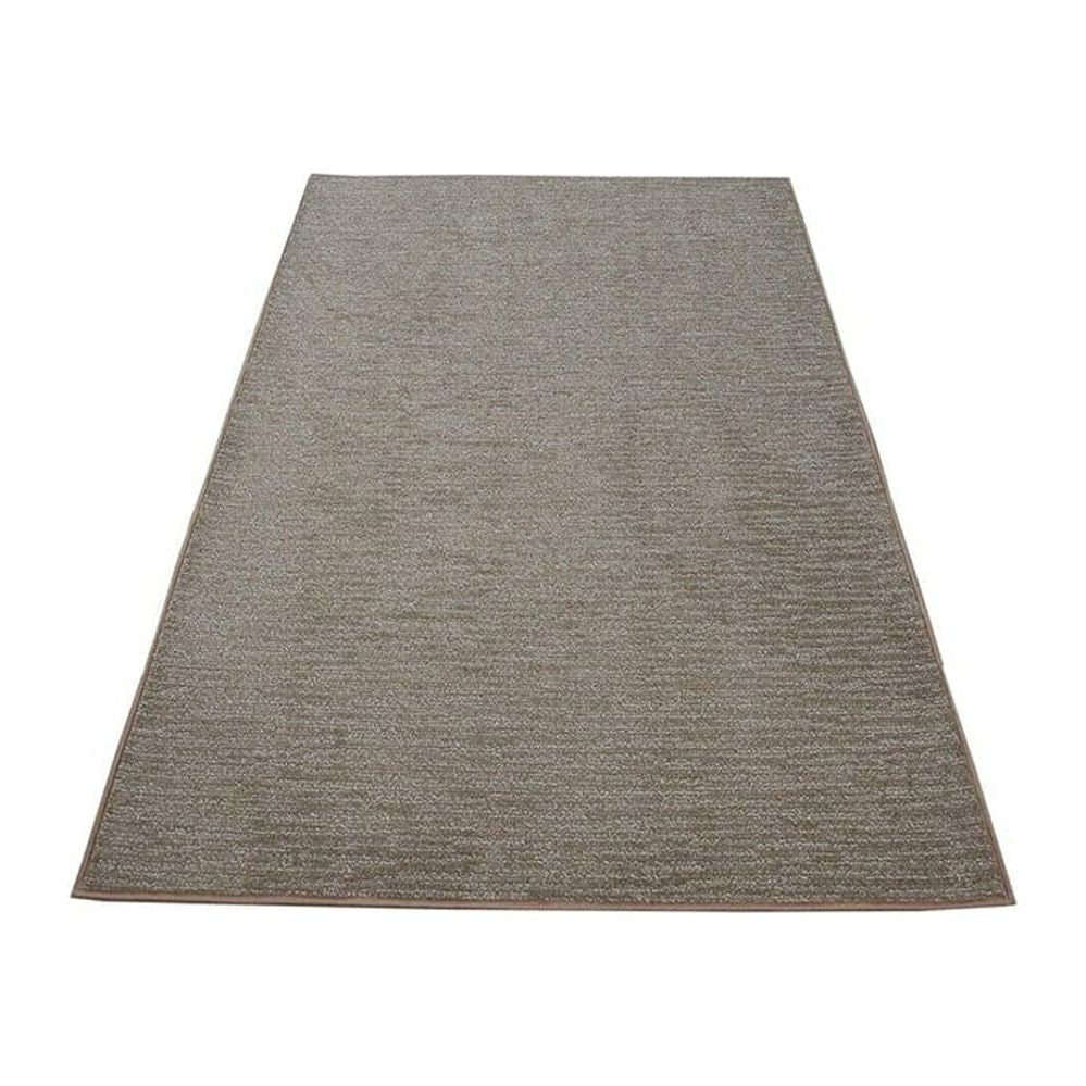 Brown Plush Area Rug 5' Round Y843