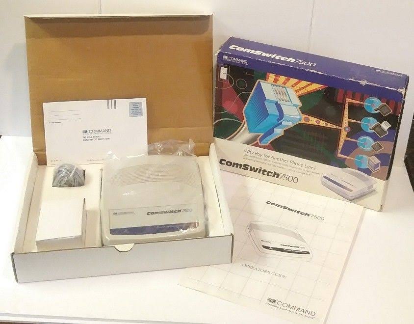 4 Port Line Sharing Phone Fax Modem X84707