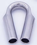 Wire Rope Tube Thimble 316 Stainless Steel 18mm 05-Pack N9814