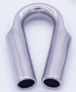 Wire Rope Tube Thimble 316 Stainless Steel 18mm 05-Pack N9814