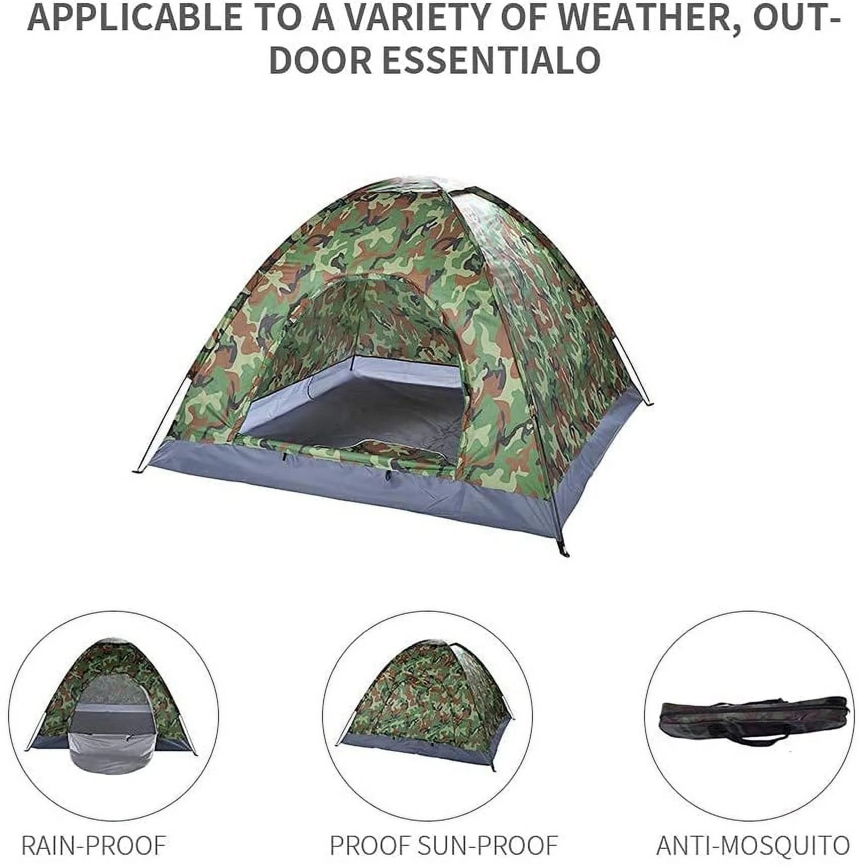 Outdoor Waterproof Camping 3-4 Person Tent B289850